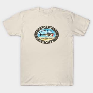 Red River Beach, Harwich, Massachusetts (Cape Cod) Great White Shark T-Shirt